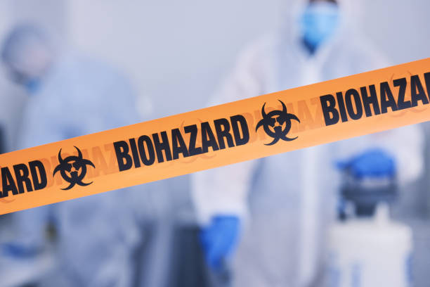 Professional Biohazard Cleanup technician working in Kingsville, TX